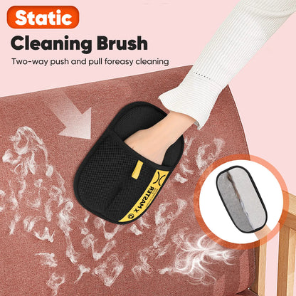 Upgrade Pet Hair Remover Electrostatic Gloves, Reusable Pet Hair Removal Glove for Cats & Dogs, Premium Cat & Dog Hair Remover Mitt for Couch Furniture Carpet Car Seat