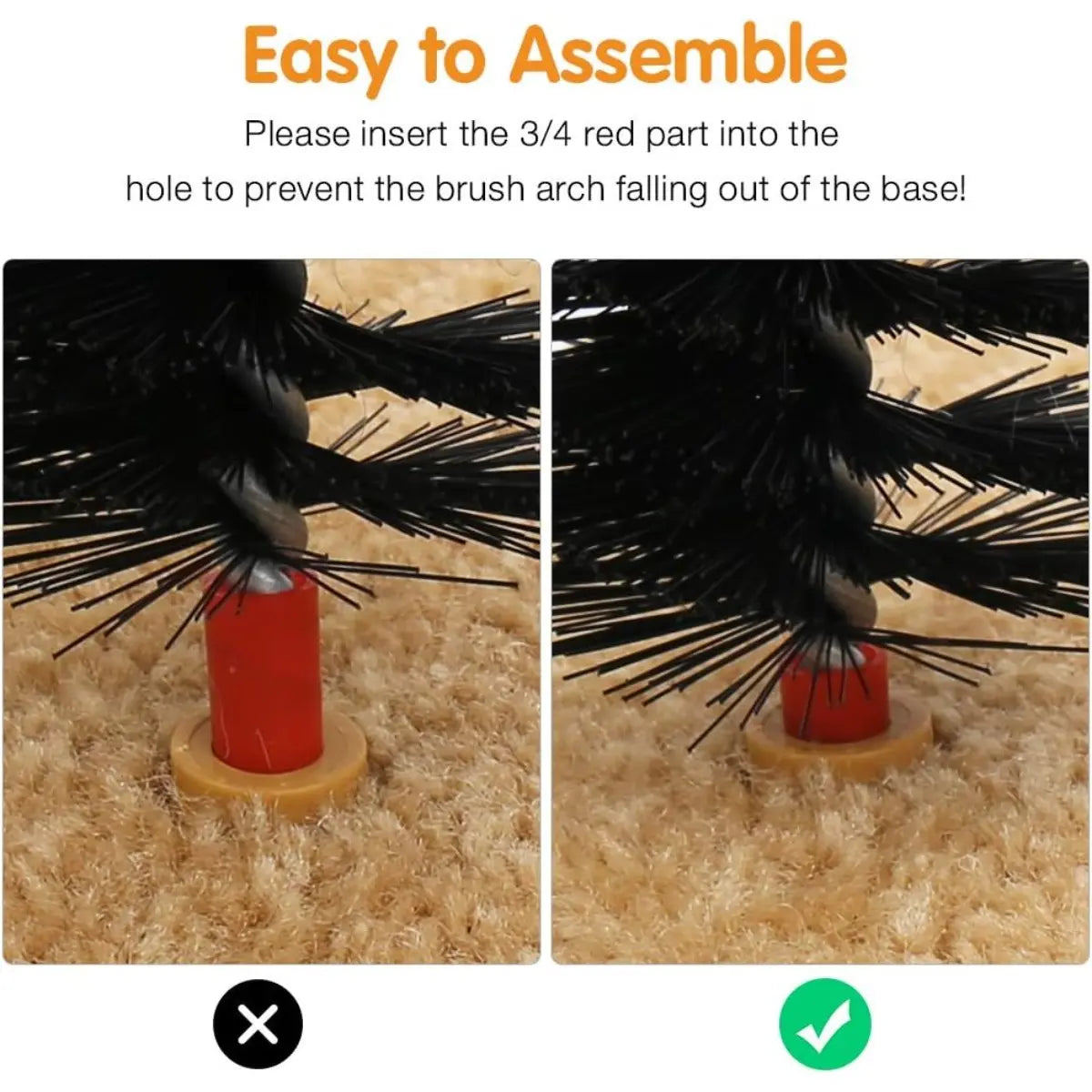 Heavy Duty Cat Self Grooming Arch with Gentle Massage Tips for Indoor Cats Effective Shedding Reduction and Stress Relief Easy Installation Pet Gift