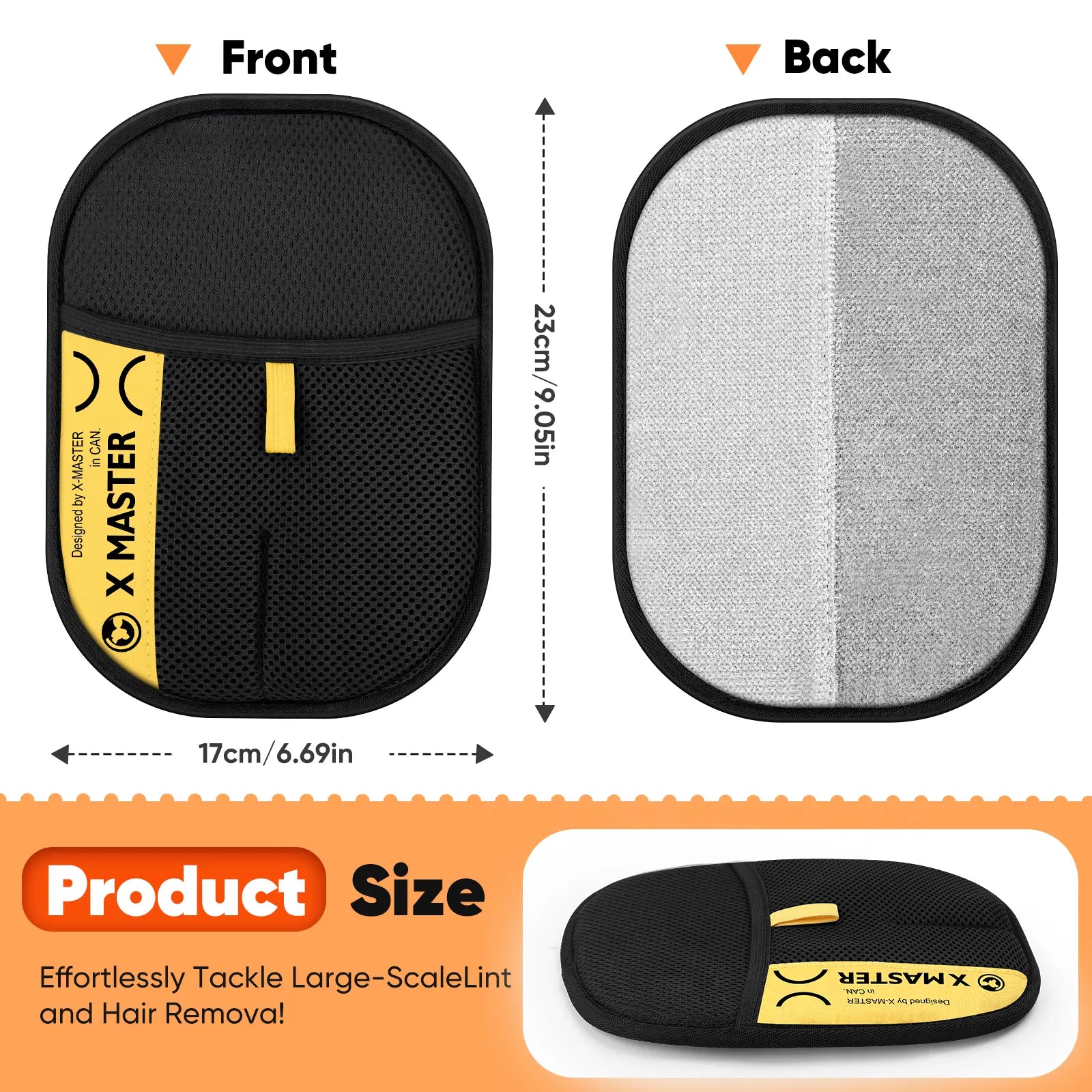 Upgrade Pet Hair Remover Electrostatic Gloves, Reusable Pet Hair Removal Glove for Cats & Dogs, Premium Cat & Dog Hair Remover Mitt for Couch Furniture Carpet Car Seat