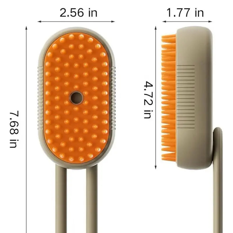 [Furevercare] Pet Steam Brush for Shedding with Anti-Static Technology & USB Rechargeable for Dogs Cats & Other Pets